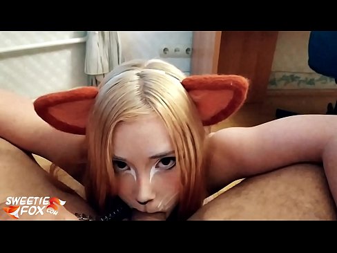 ❤️ Kitsune هن جي وات ۾ ڊڪ ۽ ڪم نگل ❌ ❌️❤